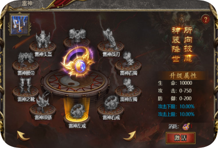 雷神系统界面